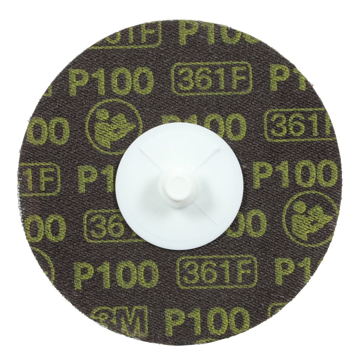 3M 361F Roloc Disc, P100 YF-weight, TR, 3 in, Die R300V (7000045102) (200 Pack)
