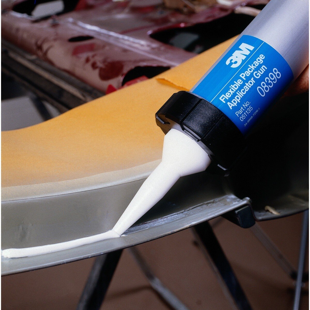 3M MSP Seam Sealer, White, 310 mL Flexpack (08369) (7000045483) (6 Pack) - 8
