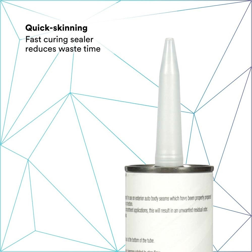 3M 08505 Fast N Firm Seam Sealer, Fast Setting, Paintable In 45 Minutes, Cartridge (7000045495) (12 Pack) - 5
