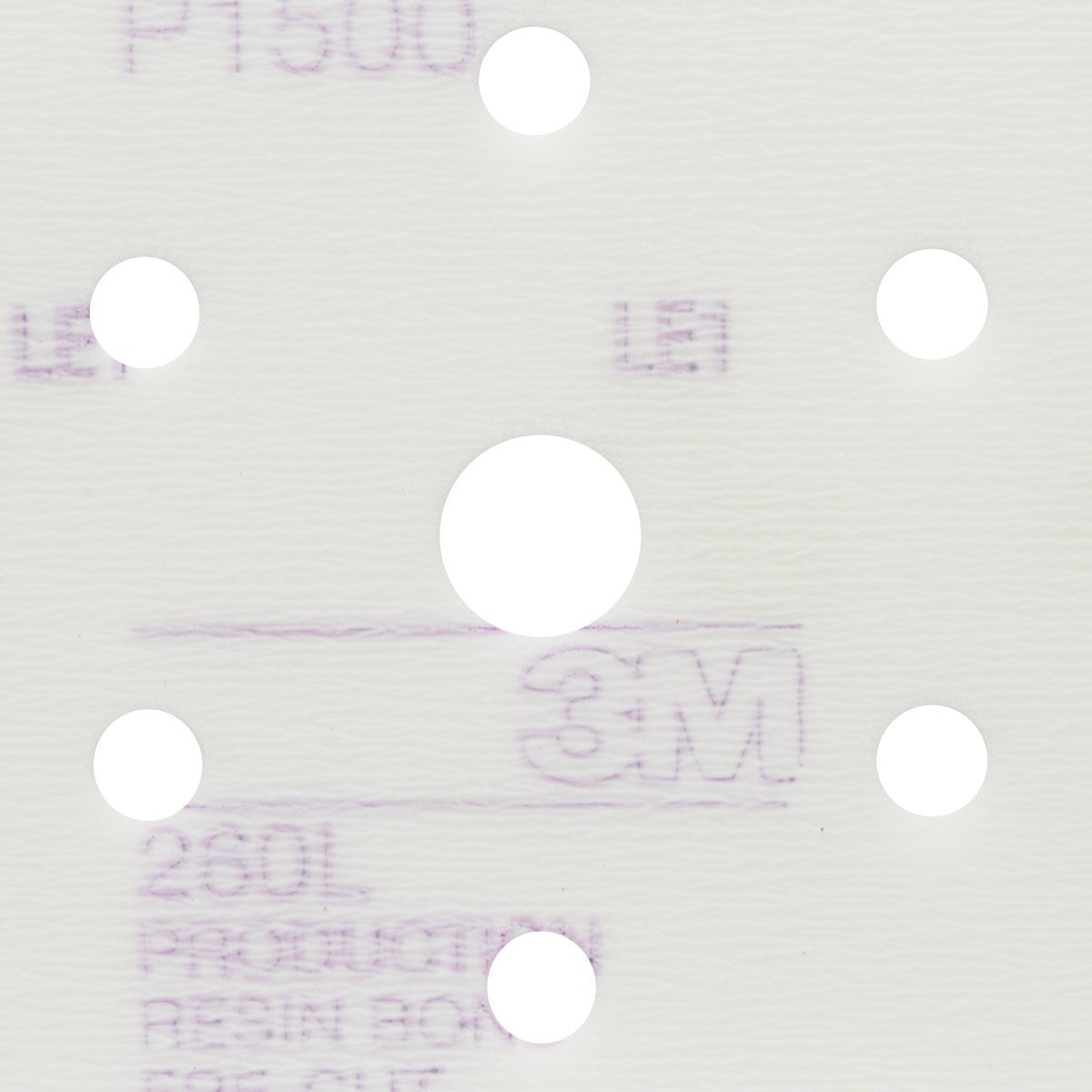 3M 260L 01055 Hookit Finishing Film Abrasive Disc, Dust Free, P600, White, 5 in (7000045652) (1600 Pack) - 2
