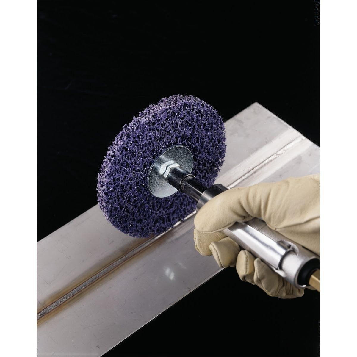 3M 14308 Cubitron Square Cross Pad Mandrel, 1/4 in Diameter x 3 in Length, 1/4-20 External Thread (7000045662) - 2