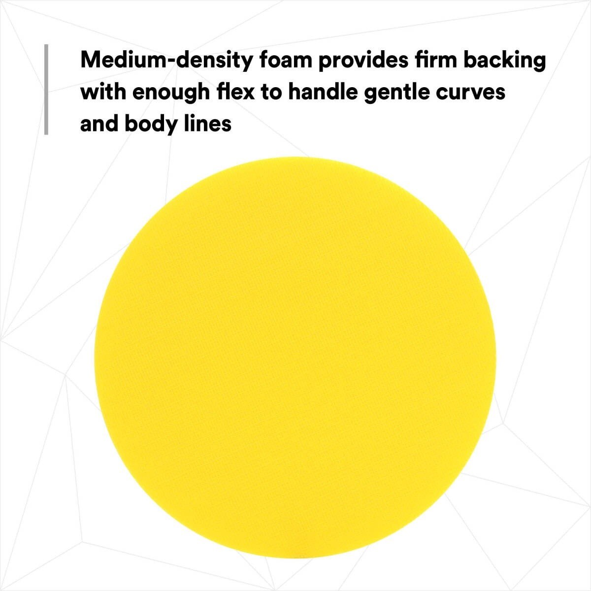 3M 05779 Hookit Abrasive Disc Pad, Medium Density Foam, Yellow, 8 in, 5/8-11 INT (7000045671) - 9