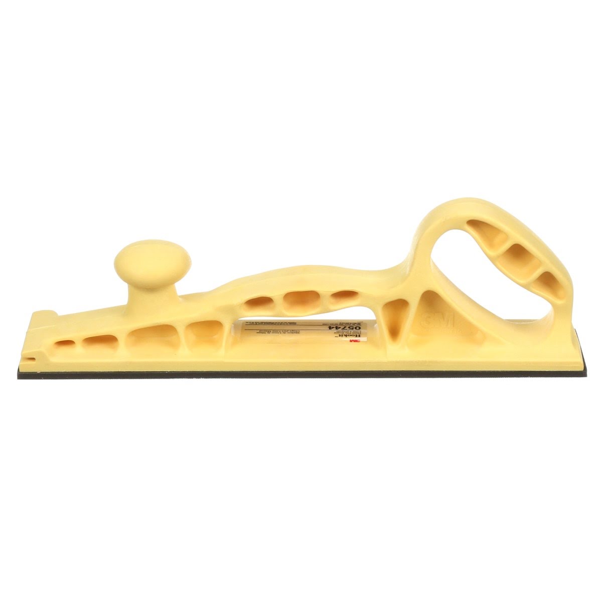 3M 05744 Hookit Hand File Board, Hook and Loop, Foam, Yellow, 2-3/4 in x 16 in (7000045717)