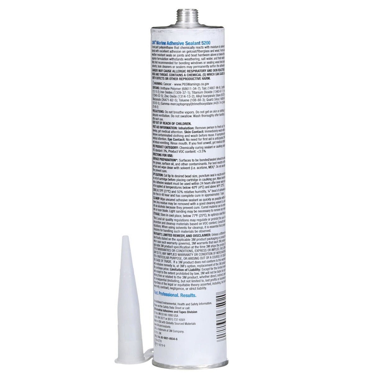 3M 5200 6502 Marine Adhesive Sealant Mahogany 10 fl oz Cartridge Above/Below Waterline Flexible Permanent Bonding (7000045778) (12 Pack) - 3