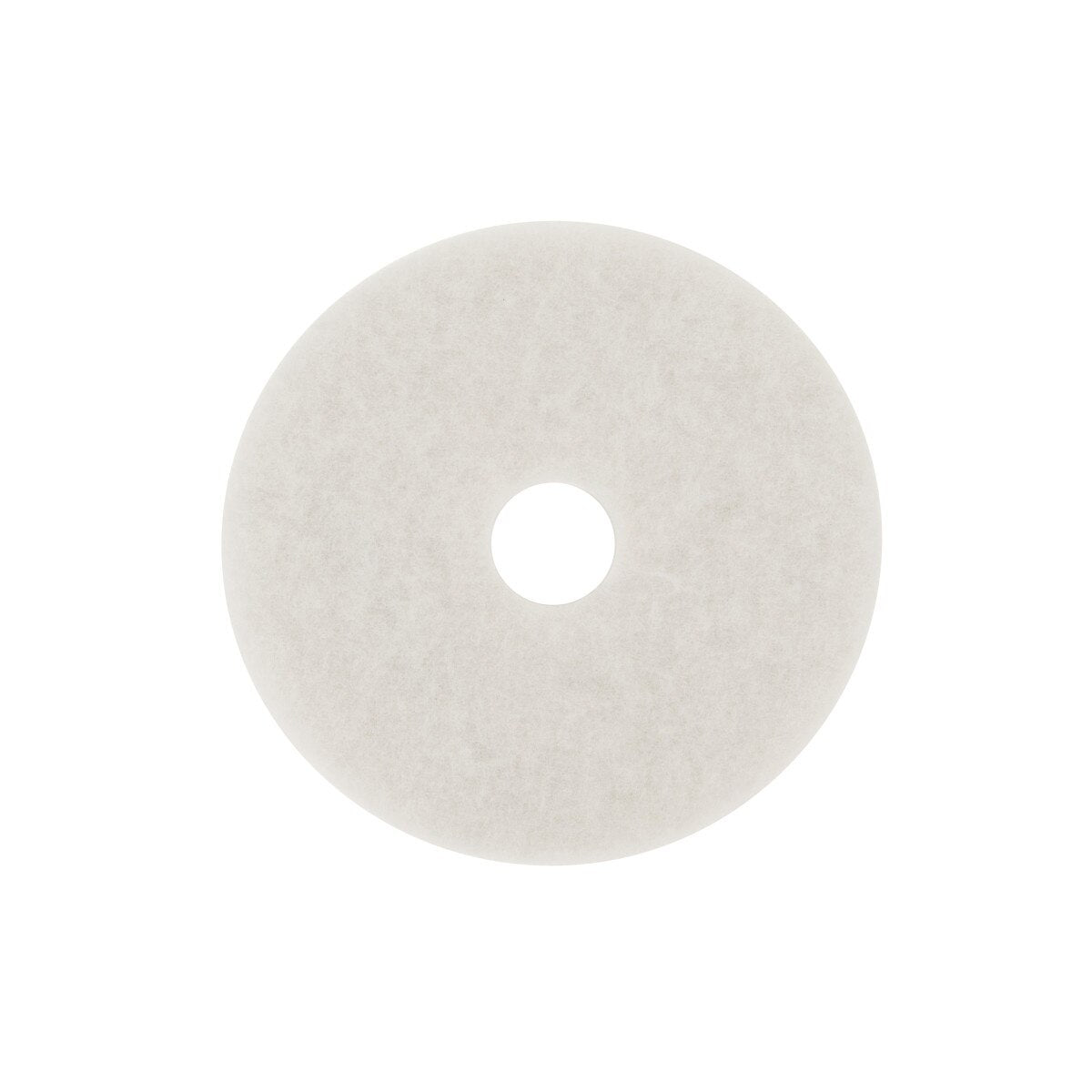 3M White Super Polish Floor Pad, Center Hole, Fine, 21 in (7000045913) (5 Pack)