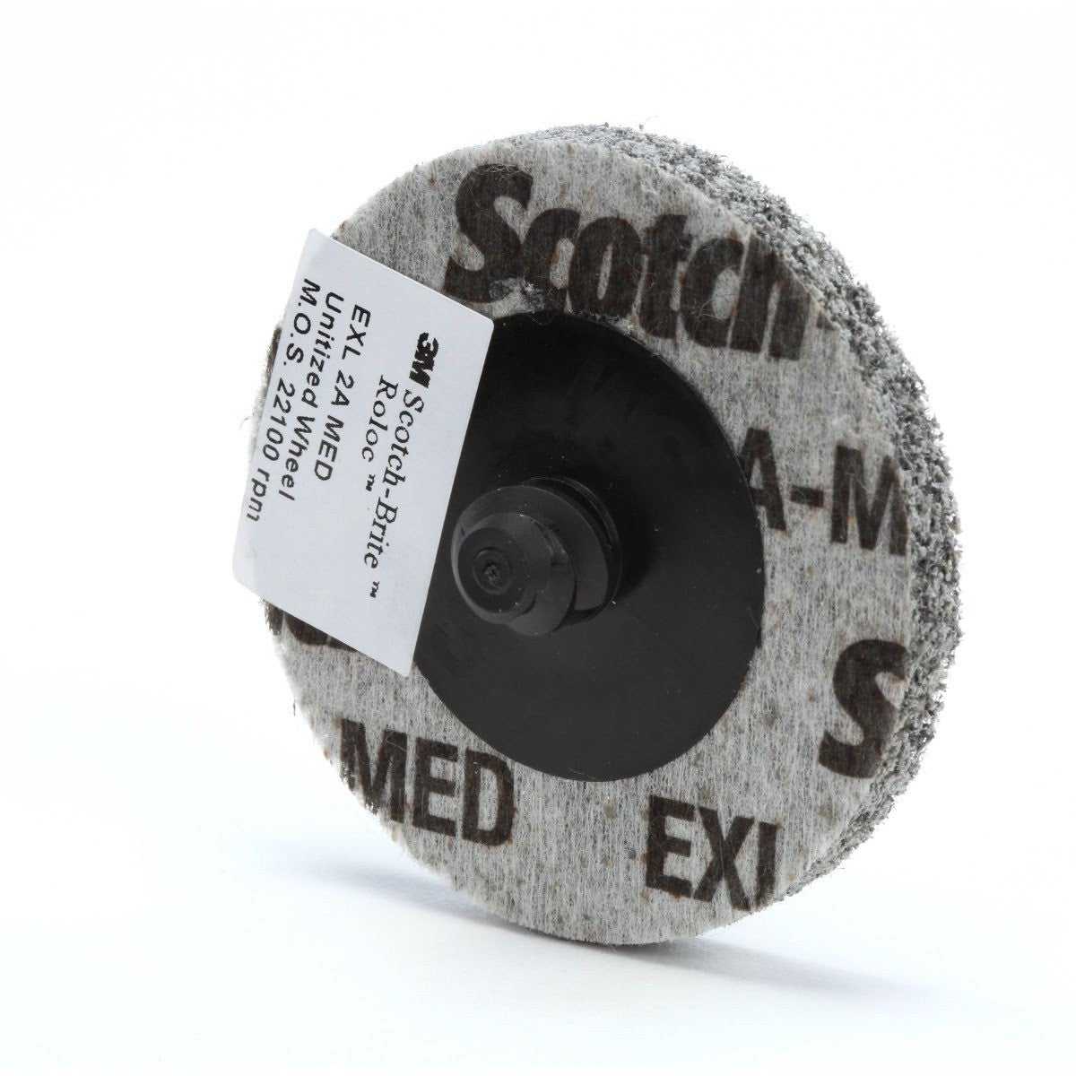 3M XL-UR Scotch-Brite Roloc EXL Unitized Wheel, TR, 2S Fine, Gray, 2 in (7000045976) (60 Pack) - 3
