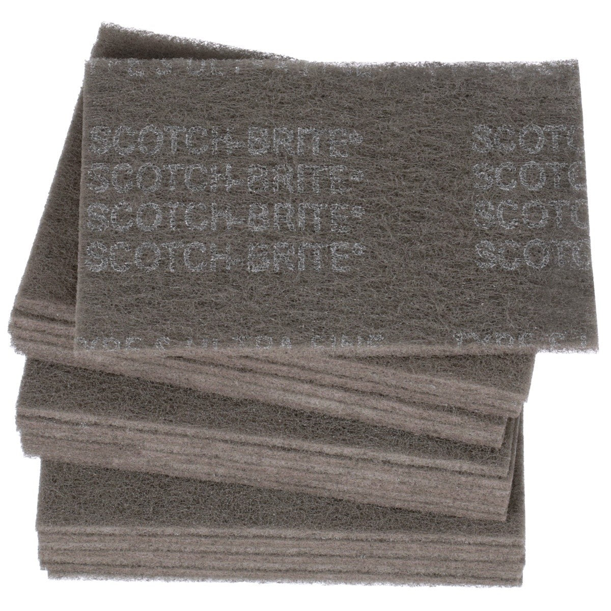3M HP-HP 7448 07448 Scotch-Brite Ultra Fine Hand Pad, SiC, Gray, 6 in x 9 in (7000045983) (20 Pack) - 2
