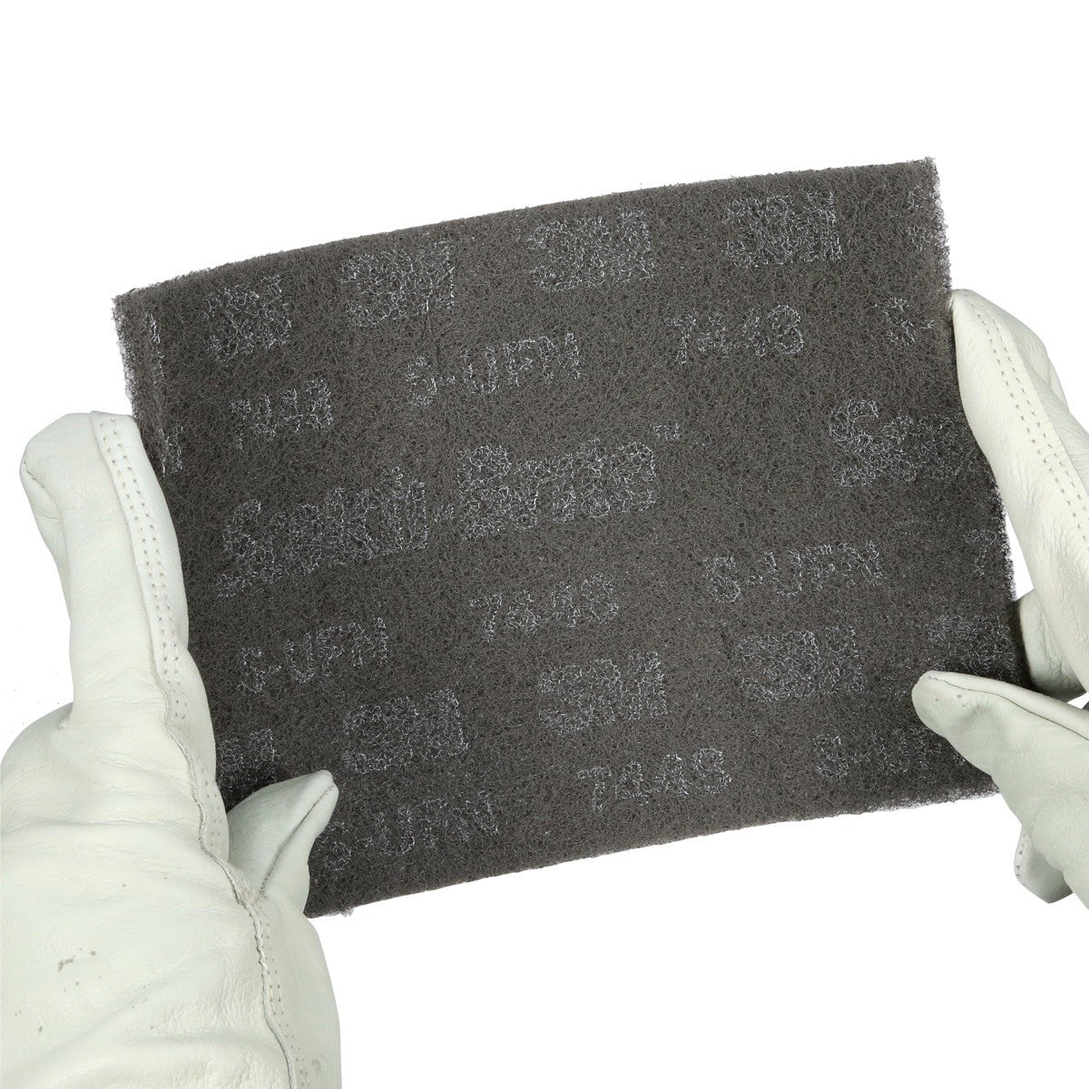3M HP-HP 7448 07448 Scotch-Brite Ultra Fine Hand Pad, SiC, Gray, 6 in x 9 in (7000045983) (20 Pack) - 9