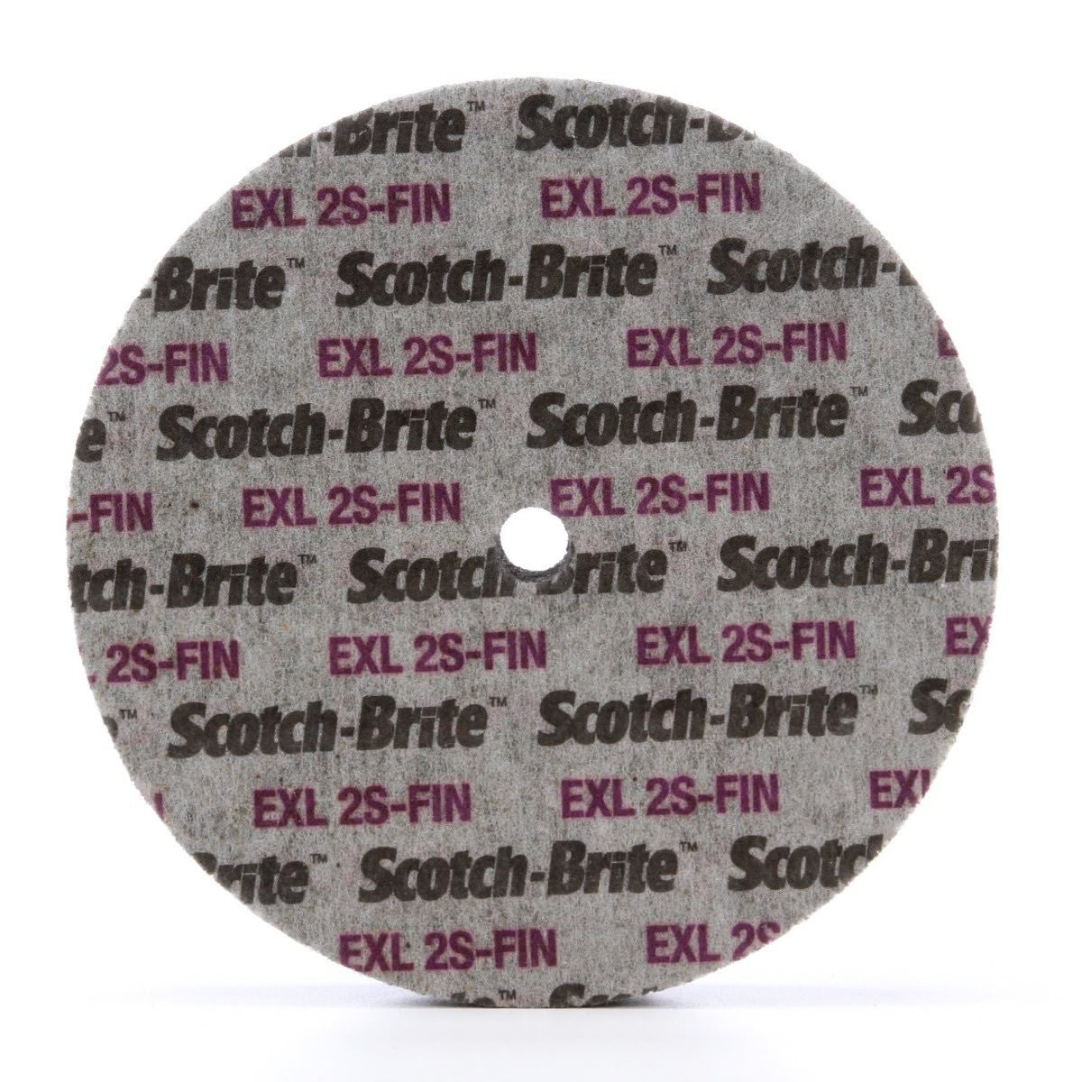 3M XL-UW Scotch-Brite EXL Unitized Wheel 2S Fine SiC Gray 6 in x 1/2 in x 1 in (7000046027) (4 Pack)