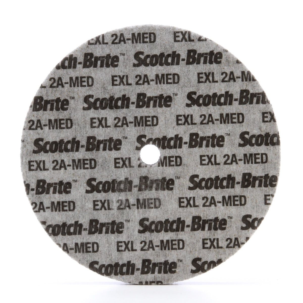 3M XL-UW Scotch-Brite EXL Unitized Wheel, Aluminum Oxide 2A Medium, Gray, 6 in x 1/2 in x 1/2 in (7000046028) (4 Pack) - 2