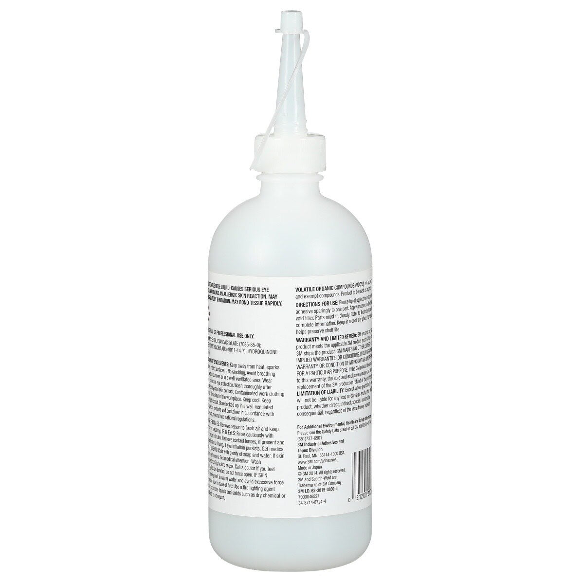 3M CA8 Scotch-Weld Instant Adhesive, Clear, 1 Pound (7000046527) - 5