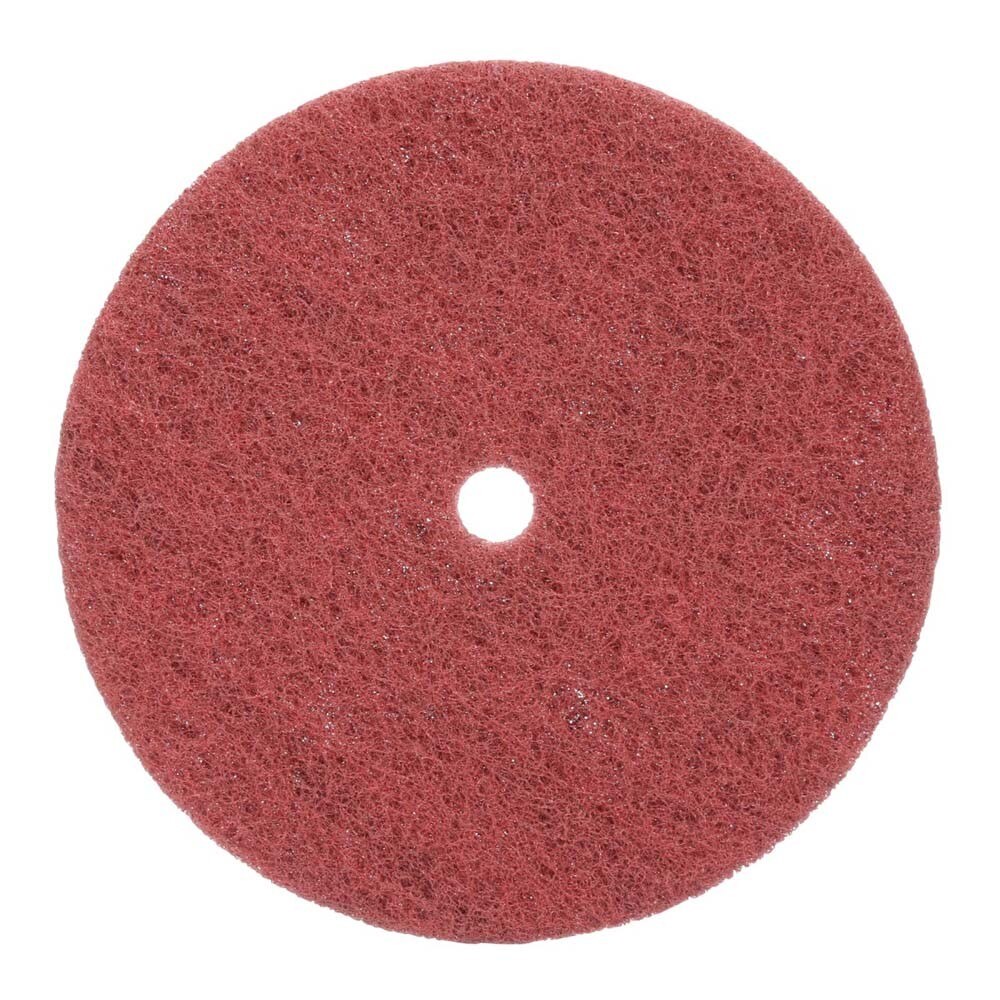 3M 7000046751 Standard Abrasives Buff and Blend HS Disc 860708, 6 in x 1/2 in A VFN Pink (10 Pack)