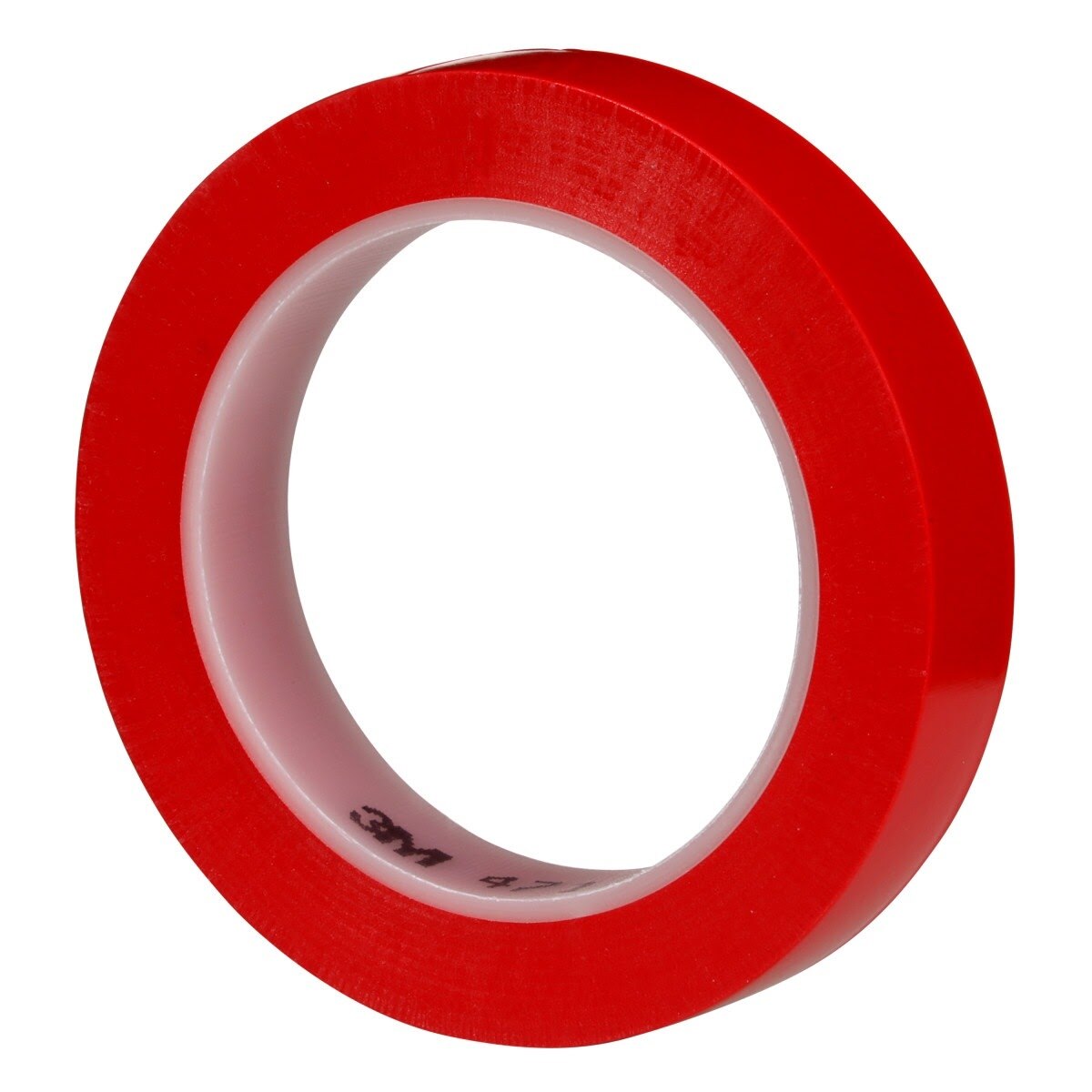3M 471 Vinyl Tape, Red, 3/4 in x 36 yd, 5.2 mil (7000047452) (48 Pack) - 3