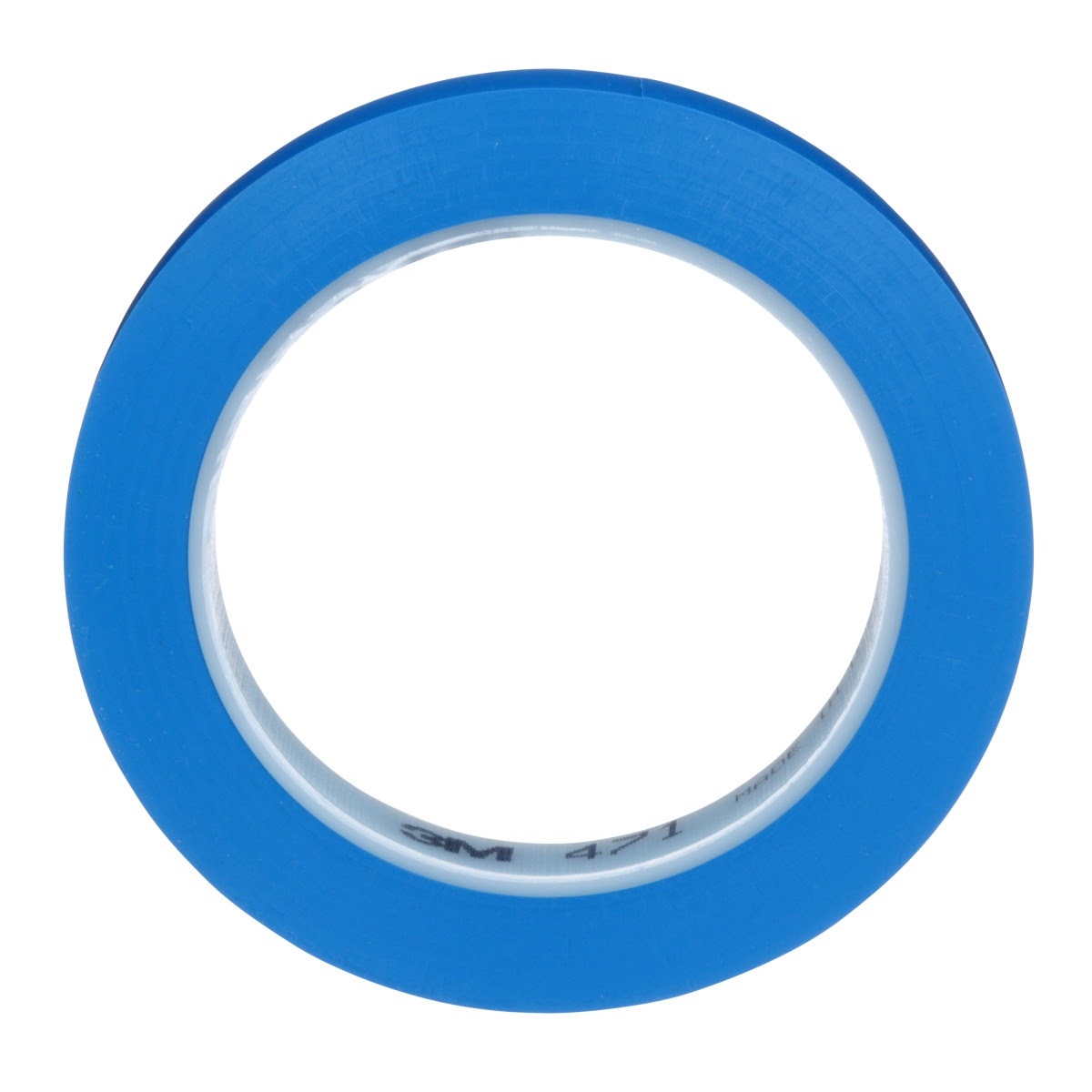 3M 471 Vinyl Tape, Blue, 1/2 in x 36 yd, 5.2 mil, Individually Wrapped Conveniently Packaged (7000047461) (72 Pack) - 3