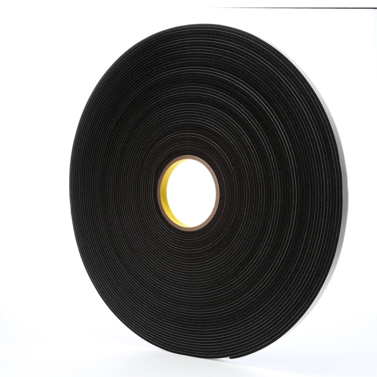 3M 4508 3312 Vinyl Foam Tape Black 1/2 in x 36 yd 125 mil (7000047496) (18 Pack) - 2