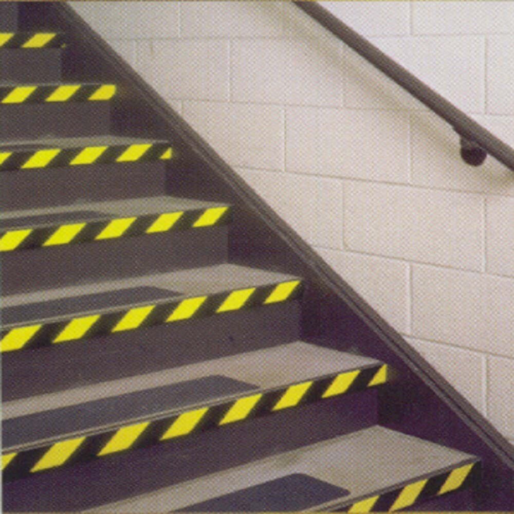 3M 7000048386 Safety Stripe Vinyl Tape 5702, Black/Yellow, 3 in x 36 yd, 5.4 mil (12 Pack) - 5