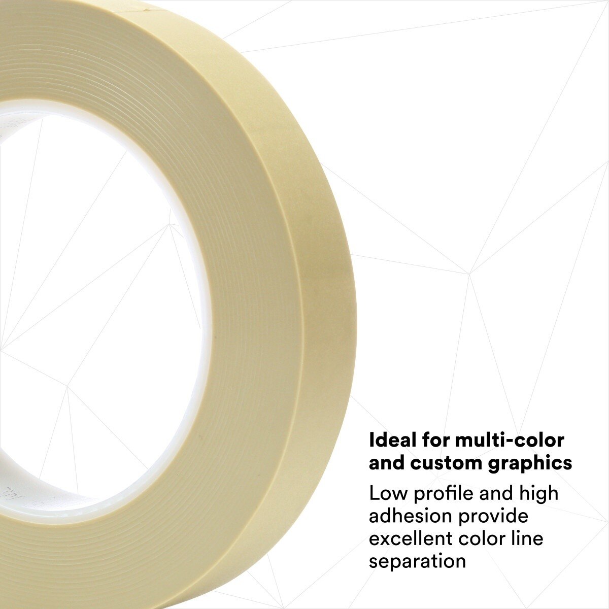 3M 218 Scotch Fine Line Tape, Polypropylene Film, Rubber Adhesive, Green, 3/4 in x 60 yd, 5.0 mil (7000048459) (12 Pack) - 7