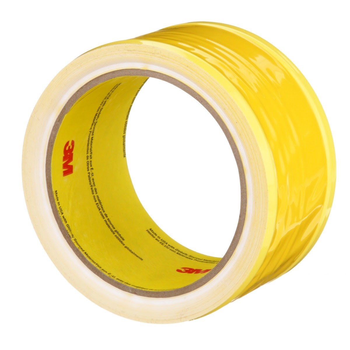 3M 695 Riveters Tape, Yellow with White Adhesive, 2 in x 36 yd, 3 mil (7000048596) (24 Pack) - 3