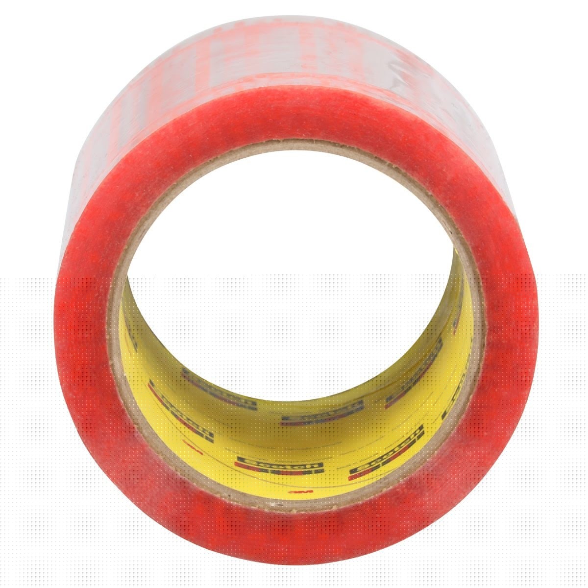 3M 824 Scotch Pouch Tape Roll, Pressure Sensitive, 2.5 mil, Orange and Transparent, 5 in x 6 in (7000048603) (12 Pack) - 5