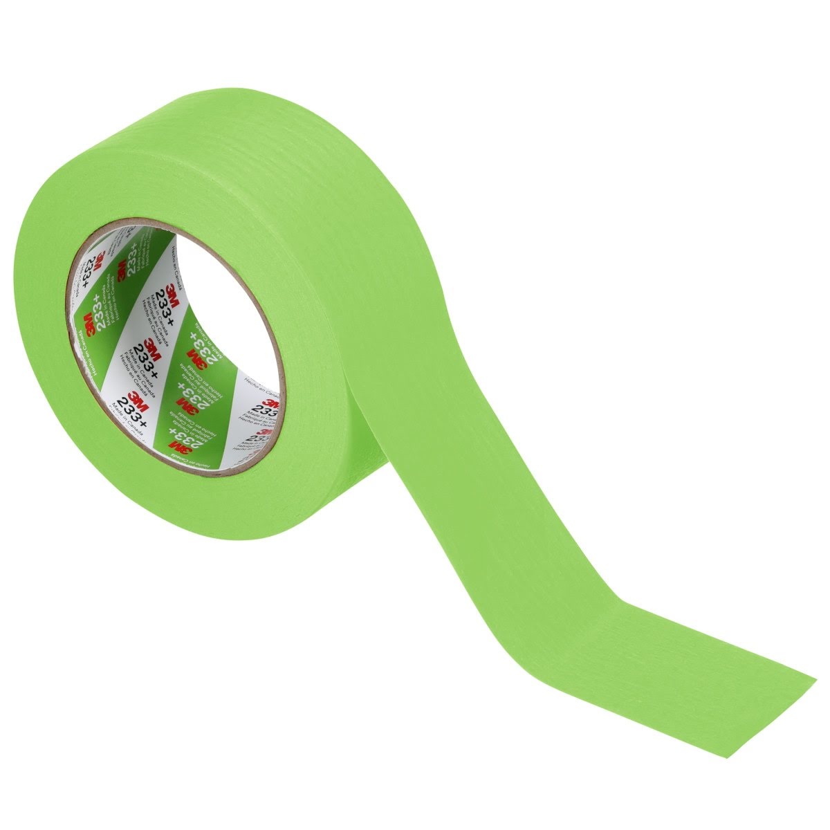 3M 233+ 26340 Scotch Performance Green Masking Tape, 48 mm x 55 m (7000048805) (12 Pack)