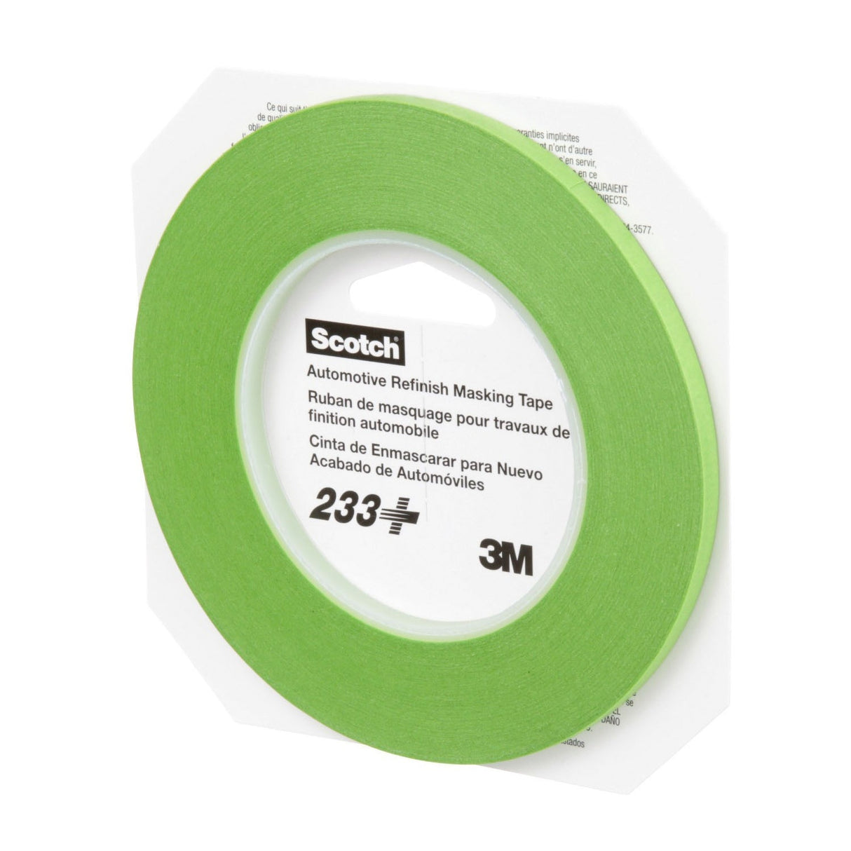 3M 233+ Scotch Performance Green Masking Tape, 6 mm x 55 m, Automotive Refinish (26344) (7000048806) (12 Pack) - 4