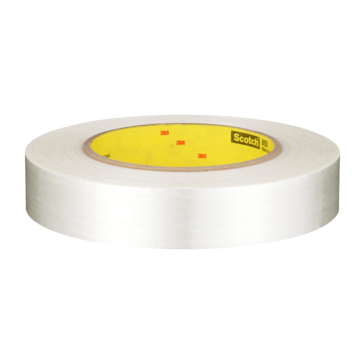 3M 893 Scotch Filament Tape, Clear, 24 mm x 55 m, 6 mil (7000048809) (36 Pack) - 4