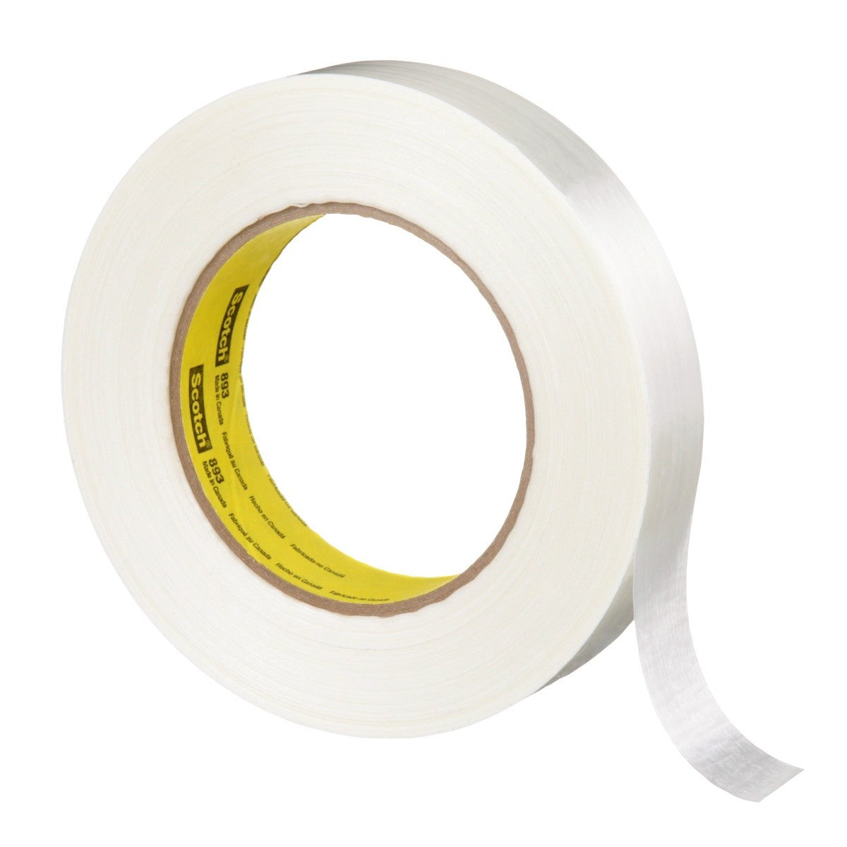 3M 893 Scotch Filament Tape, Clear, 24 mm x 55 m, 6 mil (7000048809) (36 Pack) - 5