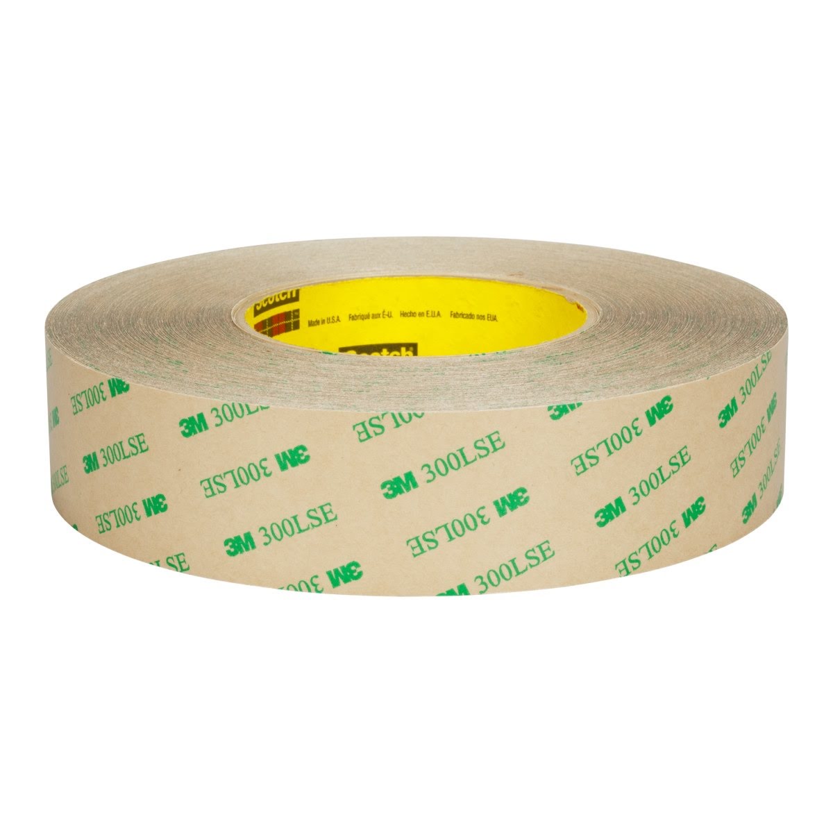 3M 9672LE Adhesive Transfer Tape, Clear, 24 in x 60 yd, 5 mil (7000048892)