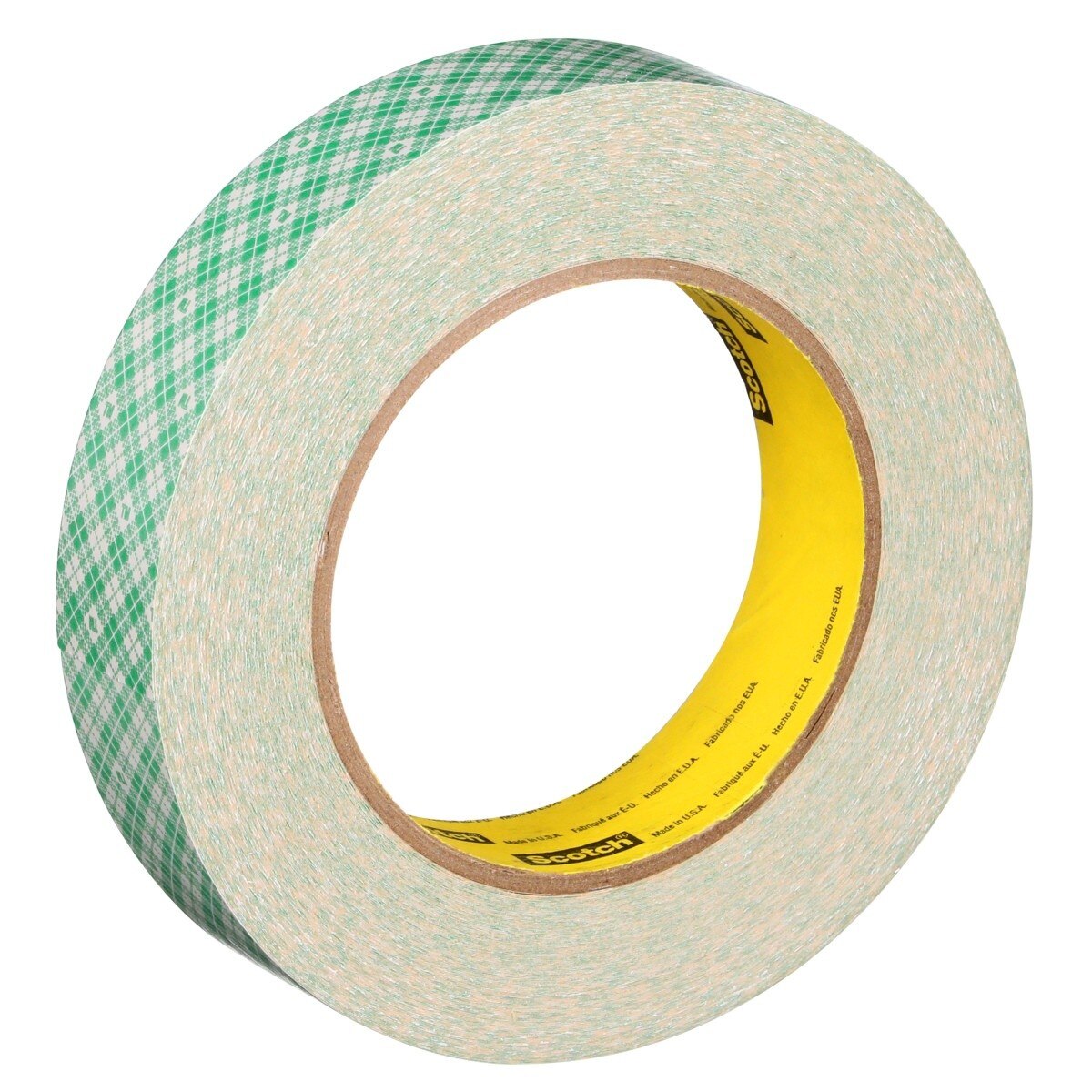 3M 410M Scotch Double Coated Paper Tape, Natural, 1 in x 36 yd, 5 mil (7000049274) (36 Pack)