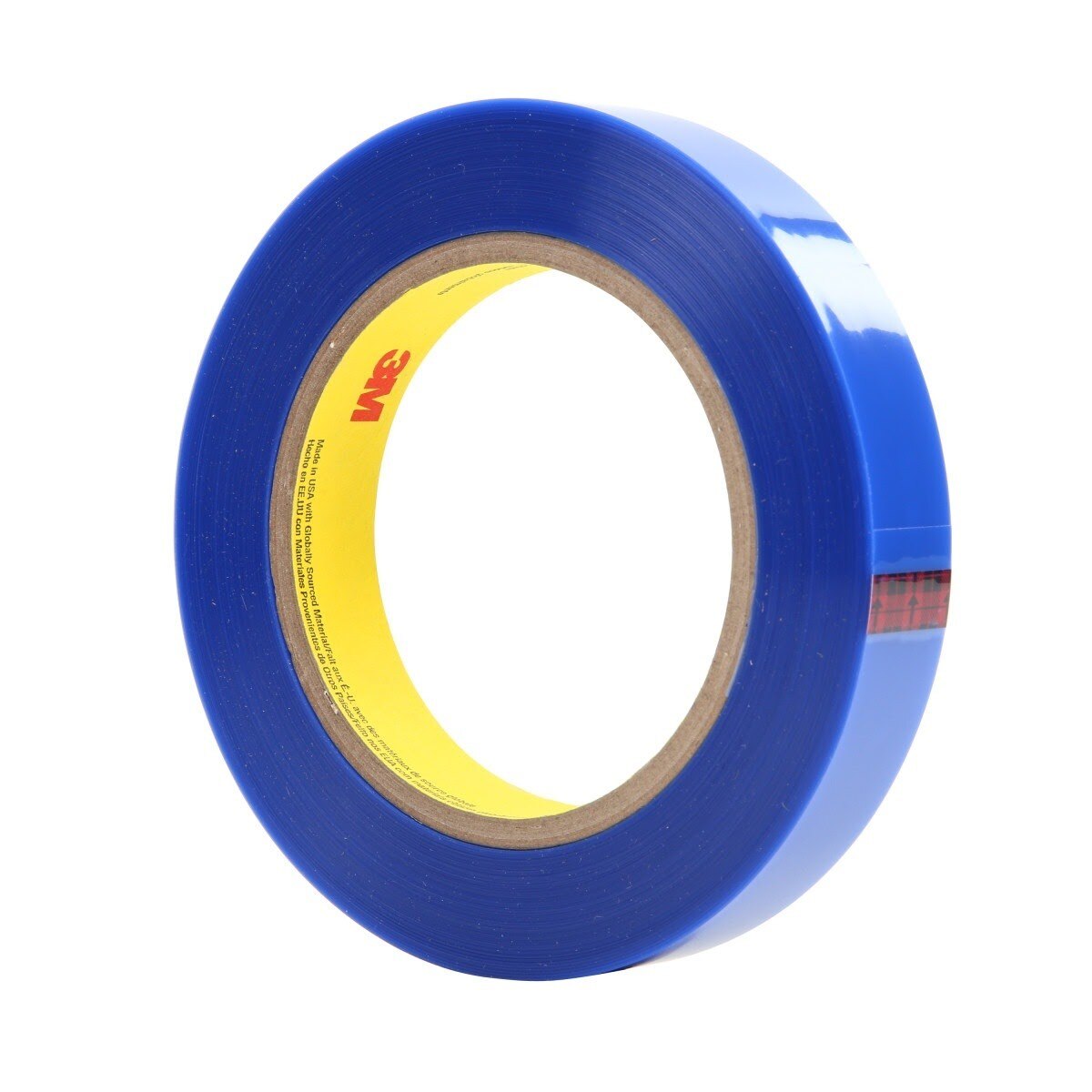 3M 8902 Polyester Tape, Blue, 3/4 in x 72 yd, 3.4 mil (7000049601) (48 Pack) - 2