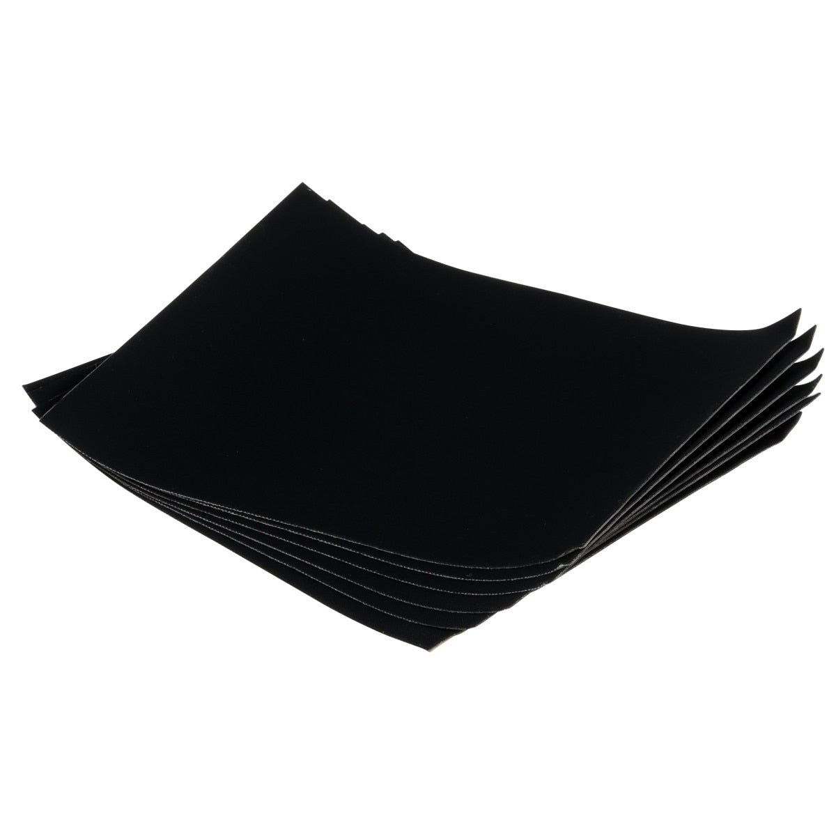 3M TB641 Gripping Material, Black, 6 in x 7 in, Adhesive Backed Sheets (7000049649) (6 Pack) - 3