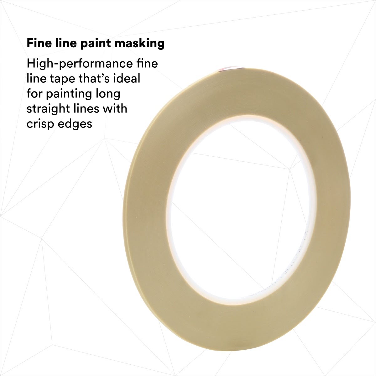 3M 218 6308 Scotch Fine Line Premium Masking Tape, Green, 3/32 in x 60 yd, 5.0 mil, High Performance Polypropylene Film Tape (7000050054) (3 Pack) - 4