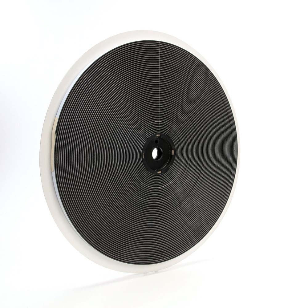 3M SJ3541 Dual Lock Reclosable Fastener Type 400 Black with Pressure Sensitive Adhesive, 1/2 in x 50 yd (1 Roll) (7000051891)