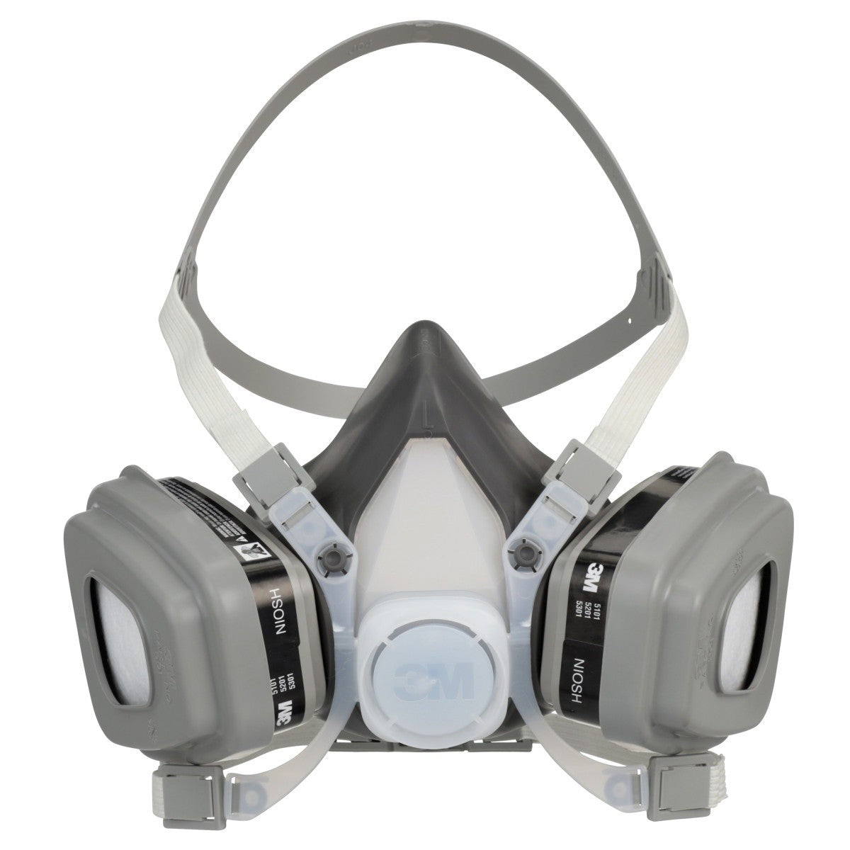 3M 7193 53P71 Half Facepiece Disposable Respirator Assembly, NIOSH Approved, Organic Vapor P95 OV/P95, Large, Permanently Attached Cartridges (7000052081) (12 Pack) - 2