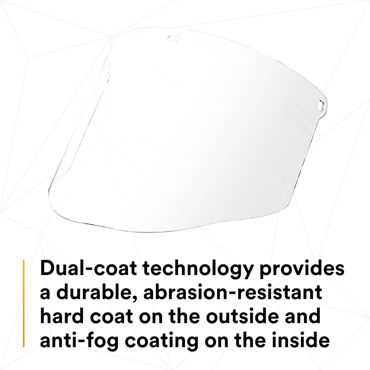 3M 82600-00000 WCP96 Total Performance Polycarbonate Clear Faceshield Window (7000052753) (10 Pack) - 3