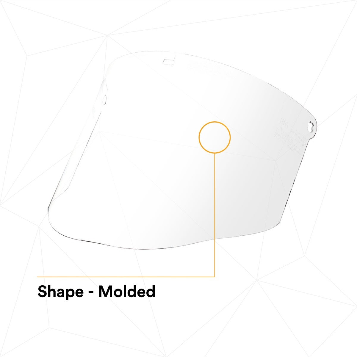 3M 82600-00000 WCP96 Total Performance Polycarbonate Clear Faceshield Window (7000052753) (10 Pack) - 7