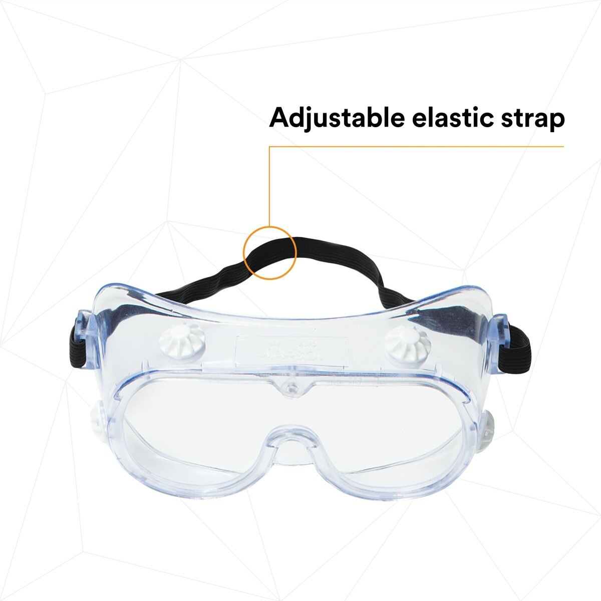 3M 40660-00000-10 Safety Splash Goggle 334 Clear Lens (7000052836) (10 Pack) - 6