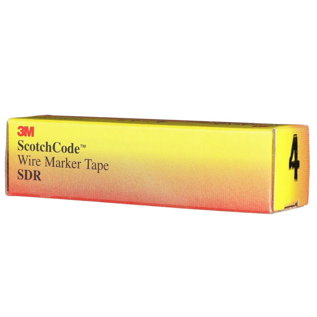 3M SDR-4 Marker Tape Refill Roll Number 4 White (7000058258) (10 Pack) - 5