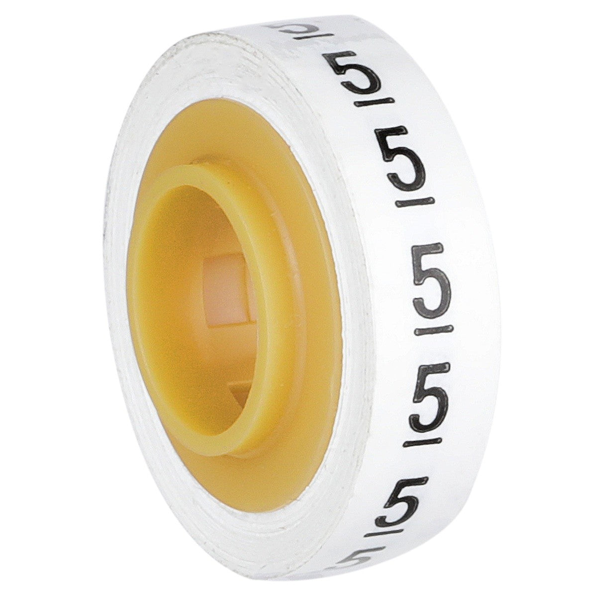 3M SDR-5 Wire Marker Tape Refill Roll, Pre-printed 5, White (7000058259) (10 Pack) - 3