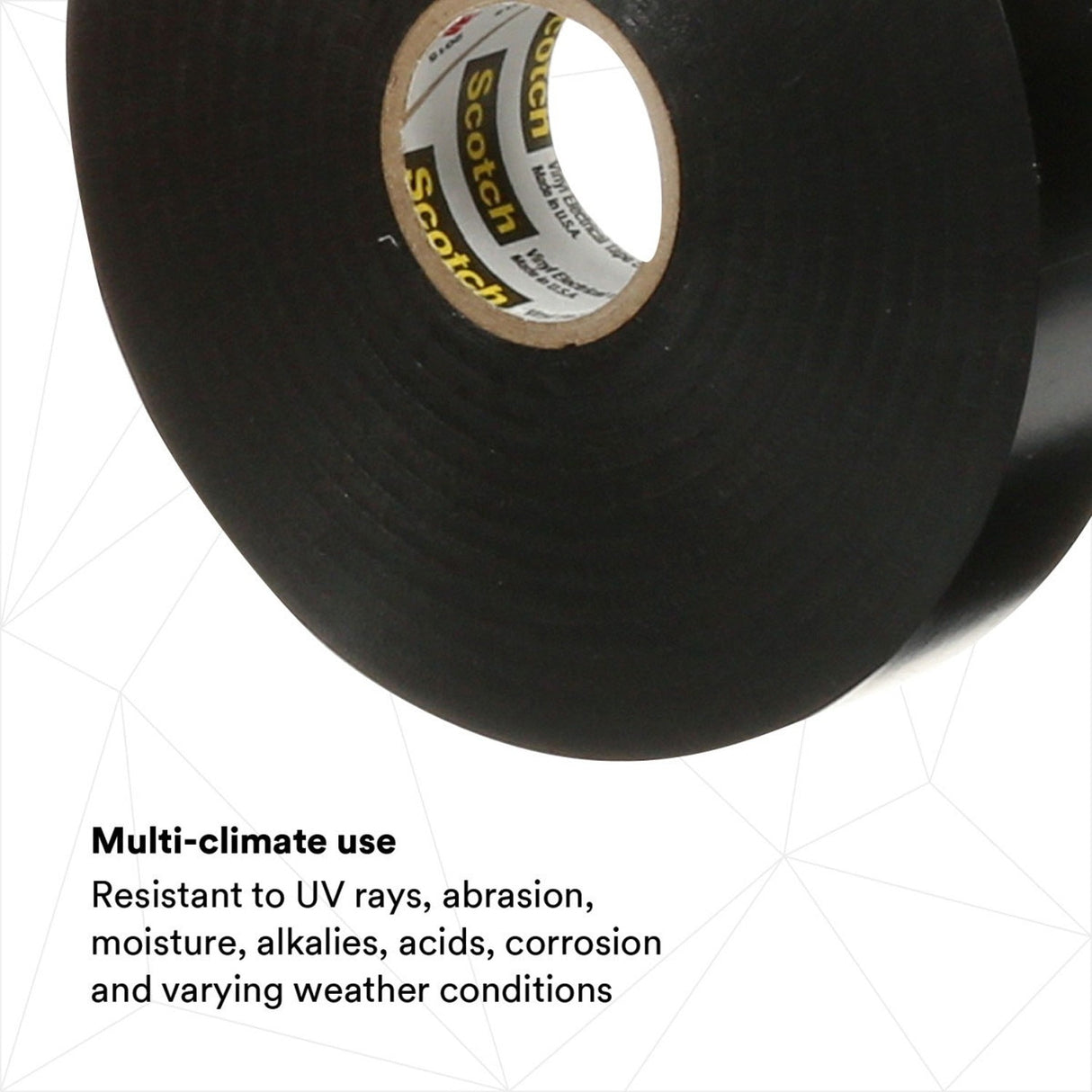 3M 88-3/4X36YD Scotch Super 88 Vinyl Electrical Tape, Black, 3/4 in x 36 yd, Premium Grade (7000058434) (12 Pack) - 10