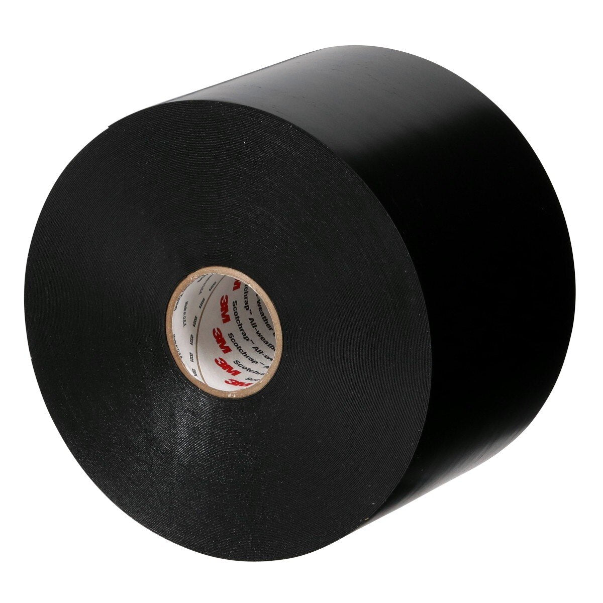 3M 51UP-4X100FT Vinyl Corrosion Protection Tape 51, Unprinted, Black, PVC Backing, Rubber Adhesive, 4 in x 100 ft (7000058493) (4 Pack)