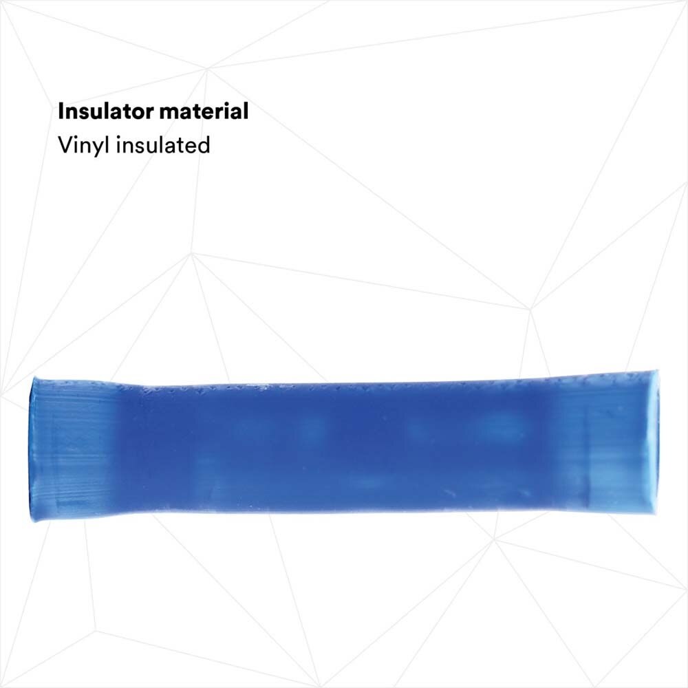 3M MVU14BCX Scotchlok Butt Connector Vinyl Insulated Built-in Wire Stop for Correct Positioning (7000058839) (100 Pack) - 8