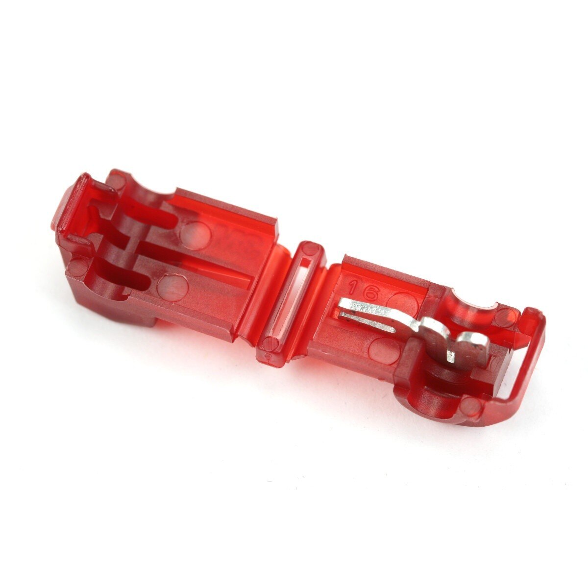 3M 951X-BOTTLE Female QuickSlide Disconnect T-Tap Nylon Insulated Self-Stripping 22-18 AWG Red (7000058872) (10 Pack) - 2