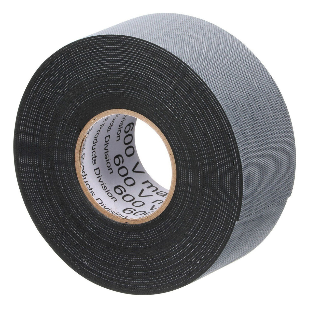 3M 2155-1.5X22FT Temflex Rubber Splicing Tape, Black, 1-1/2 in x 22 ft, 30 mil, Self Fusing, 600 V, 176 Degree F (7000090115) - 7