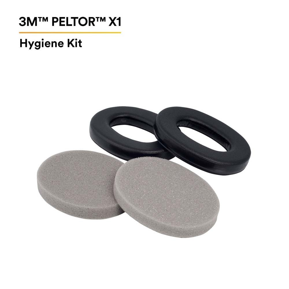 3M HYX1 PELOR X1 Ear Muffs Replacement Cushions and Liners Designed Only for PELTOR X1 Series Over-the-Head Ear Muffs X1A or Hard Hat Attachment X1P3E, Noise Protection, 1 Pair/Pack (7000104045) (10 Pack) - 2