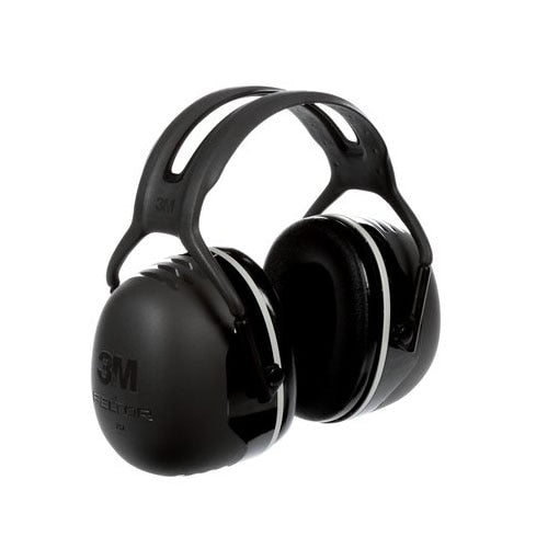 3M X5A PELTOR Over-the-Head Earmuffs, NRR 31 dB, Black (7100315048) - 3