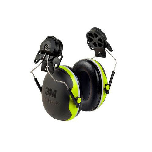 3M X4P3E PELTOR Cap-Attached Earmuffs, NRR 25 Decibel - 2