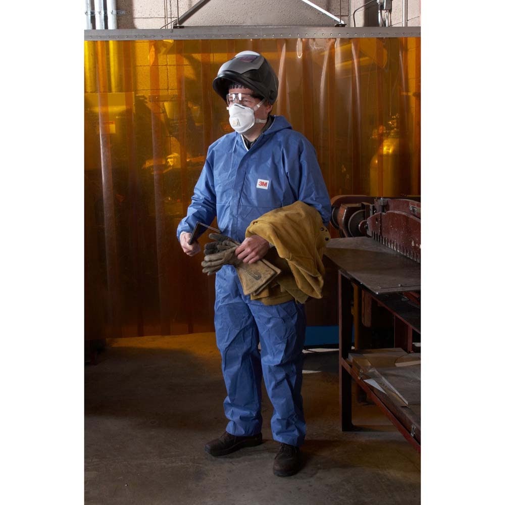 3M 4530-BLK-M Disposable Protective Coverall , Hooded SMS with Secondary Flame Spread-Resistant Treatment, Antistatic, Medium (7000109034) (25 Pack) - 8