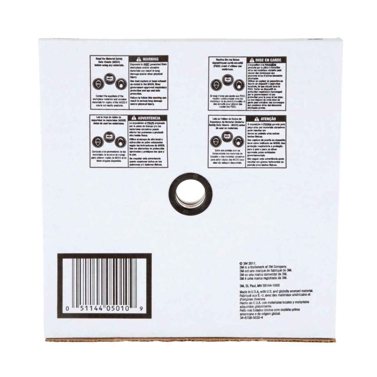 3M 211K Utility Cloth Roll, Aluminum Oxide 80 Grit J-weight Full-flex Gray, 1 in x 50 yd (7000118330) (5 Pack) - 8