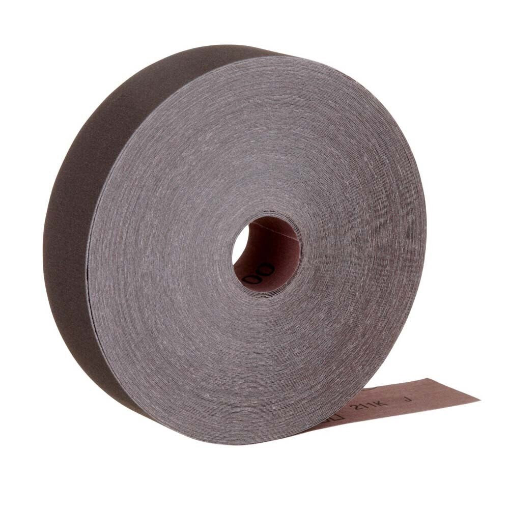 3M 7000118334 Utility Cloth Roll 211K, Aluminum Oxide, 2" Width x 50yd Length, 100 Grit - 2